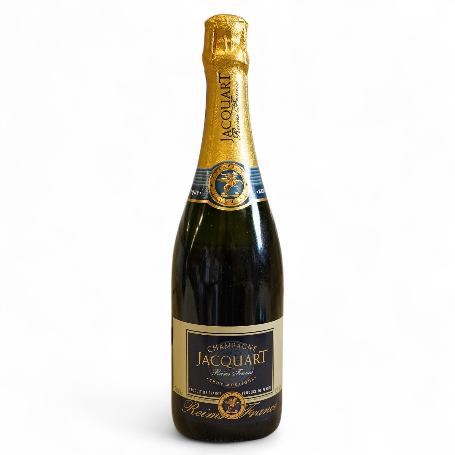 Eight bottles of Jacquart Brut Mosaique Champagne